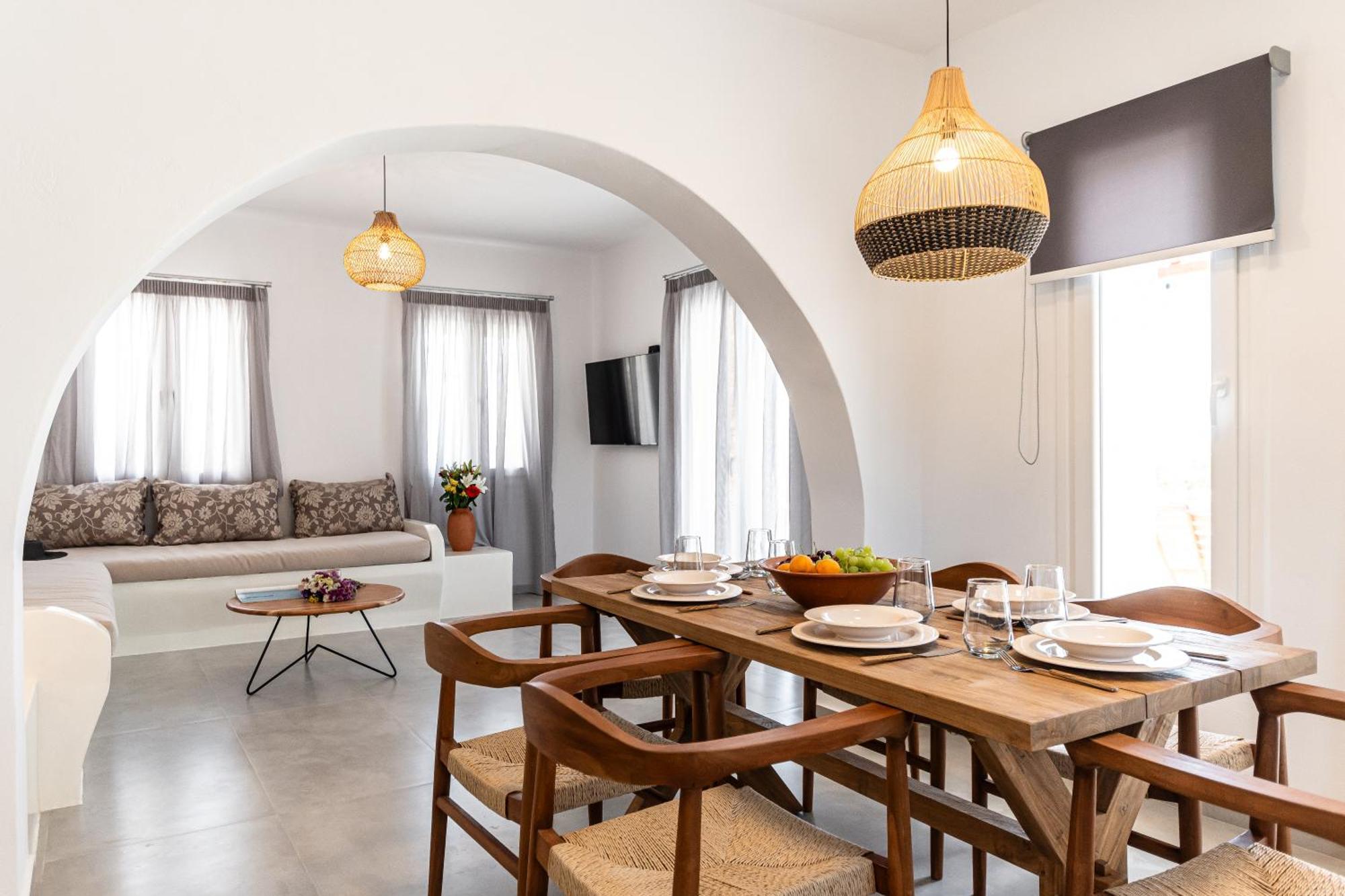 Margarita 3 Bedroom With Private Pool And Sea View * Naxos City